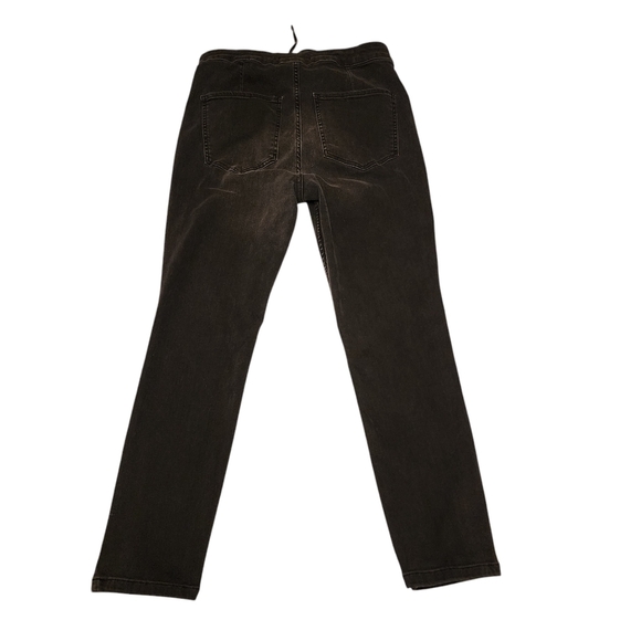 Free People High Rise Dark Jeans with Lace-Up Front - Picture 7 of 7